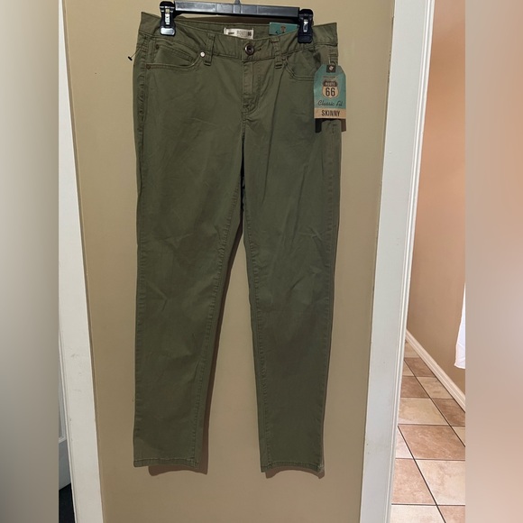Route 66 Women Green Skinny Chinos - Picture 1 of 14